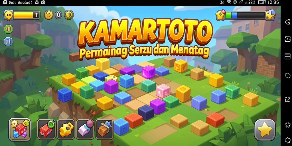 Tampilan gameplay KAMARTOTO yang menantang dan mengasyikkan.