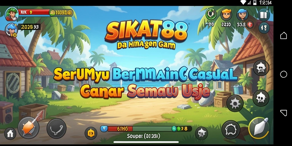 Tampilan gameplay SIKAT88 yang seru dan menantang.